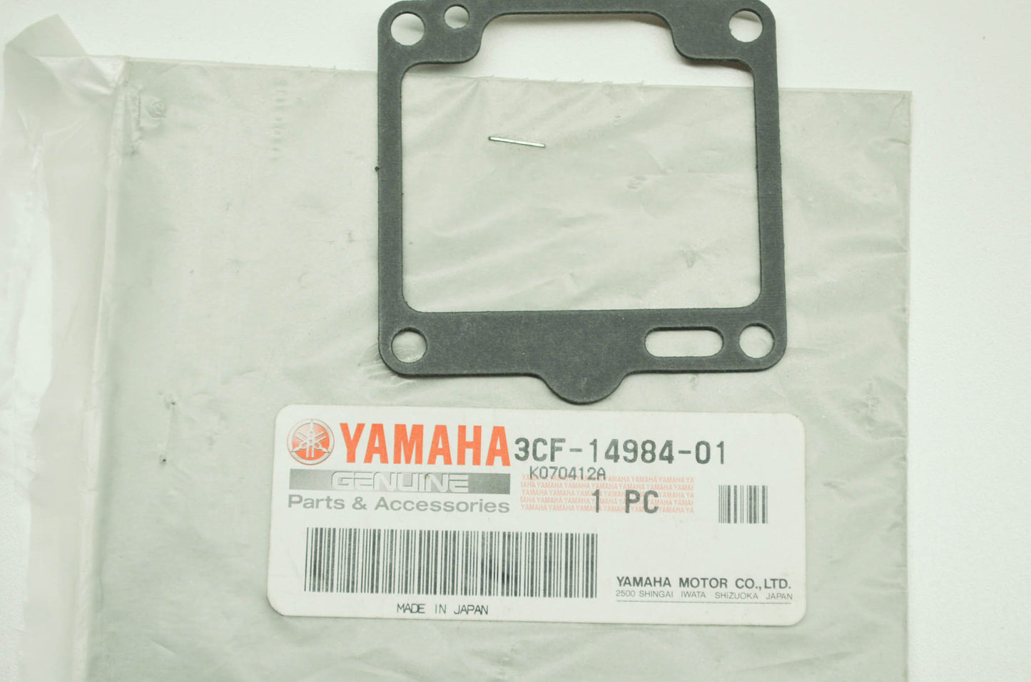 OEM Yamaha 3CF-14984-01-00 Float Chamber Gasket NOS