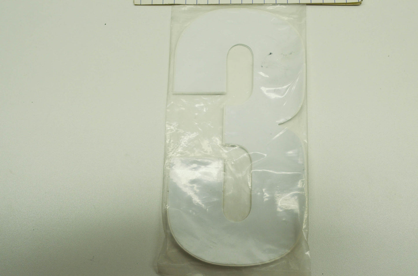 NEW OEM Yamaha YZR #3 Number Decal White NOS