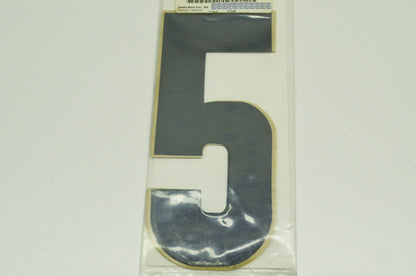 NEW OEM Yamaha YZR #5 Number Decal Black NOS