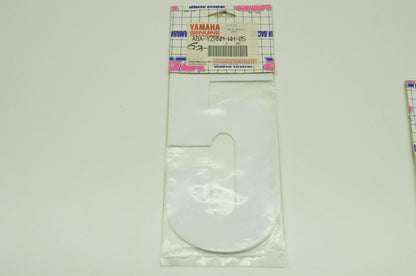 NEW OEM Yamaha YZR #5 Number Decal White NOS
