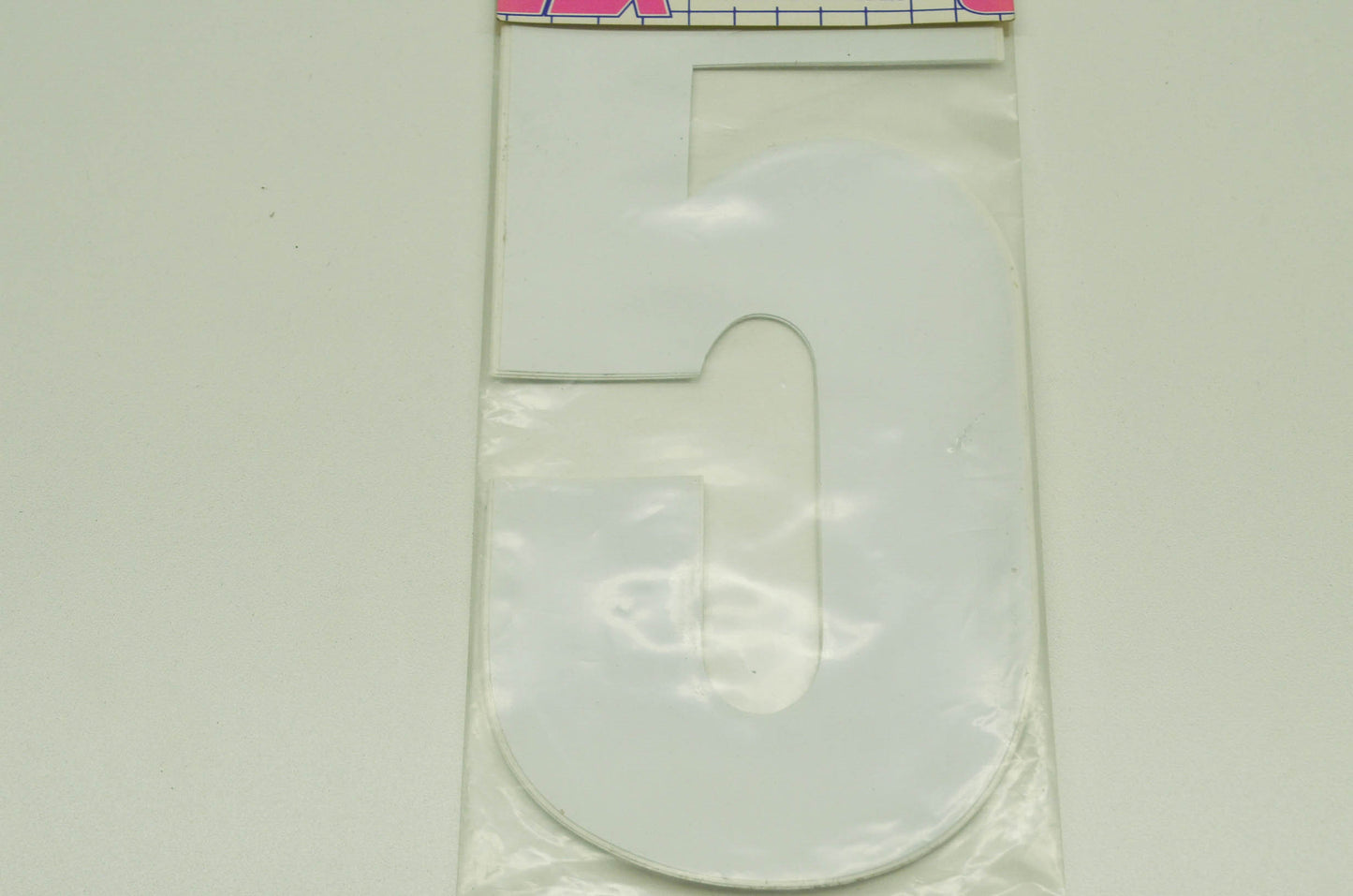 NEW OEM Yamaha YZR #5 Number Decal White NOS