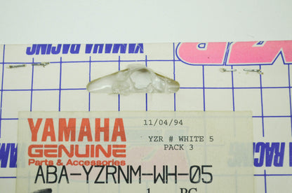 NEW OEM Yamaha YZR #5 Number Decal White NOS