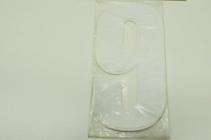 NEW OEM Yamaha YRZ #9 Number Decal White NOS