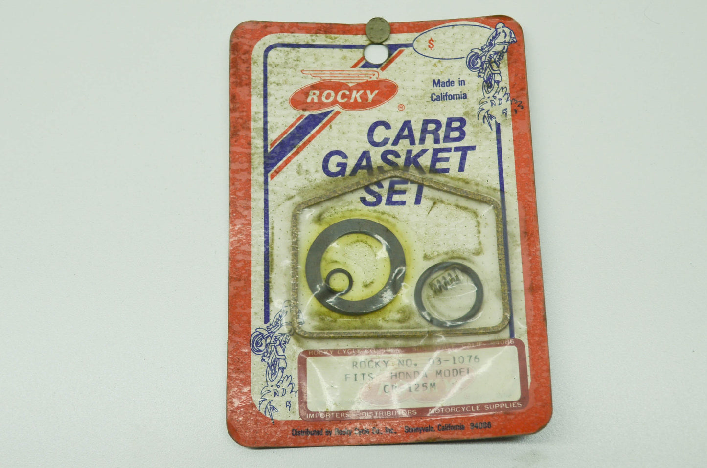 NEW Rocky Carburetor Gasket Kit CR-125M Honda NOS