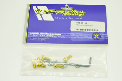 Racing Endcap Bolt Kit Gold M-Series Qty 6 NOS