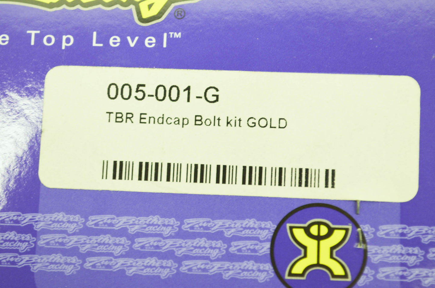 Racing Endcap Bolt Kit Gold M-Series Qty 6 NOS