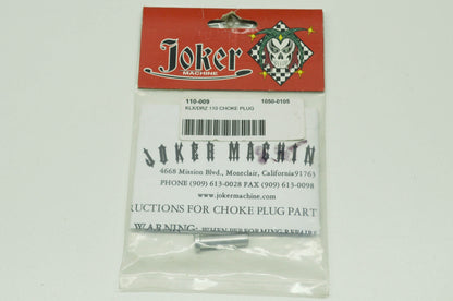 NEW Joker Choke Plug KLX DRZ Kawasaki Suzuki NOS