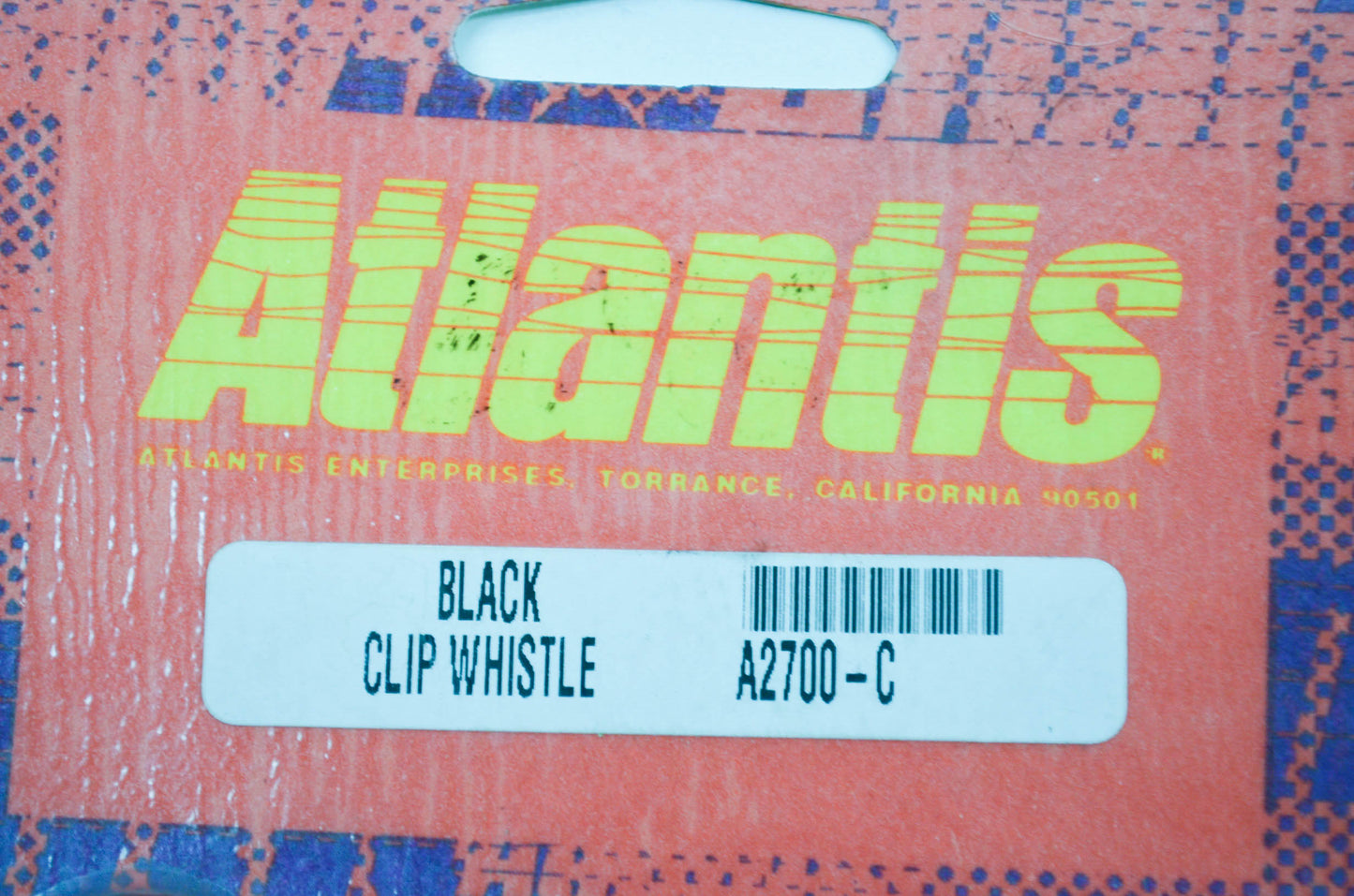 NEW Atlantis Whistle & Clip NOS