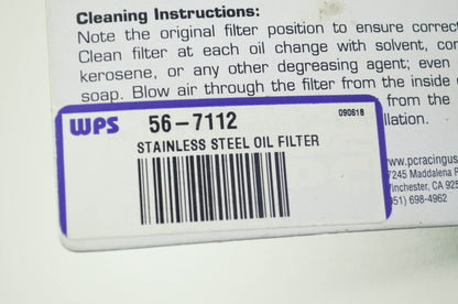 NEW PC Racing Stainless Steel Oil Filter KLX XR 250 140 110 350 500 600 NOS