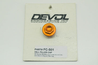 Devol FC-S01 Suzuki Oil Filler Cap NOS