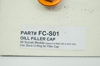 Devol FC-S01 Suzuki Oil Filler Cap NOS