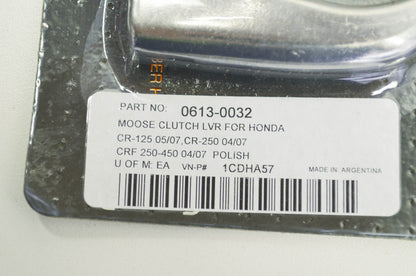 NEW Moose Clutch Lever 04-07 CR125 CR250 CRF250 CRF450 NOS