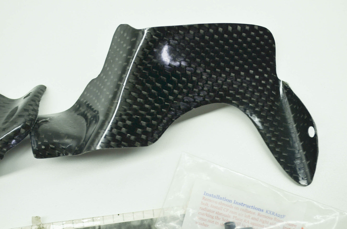 NEW Carbon Fiber Works Radiator Air Ram Fins NOS