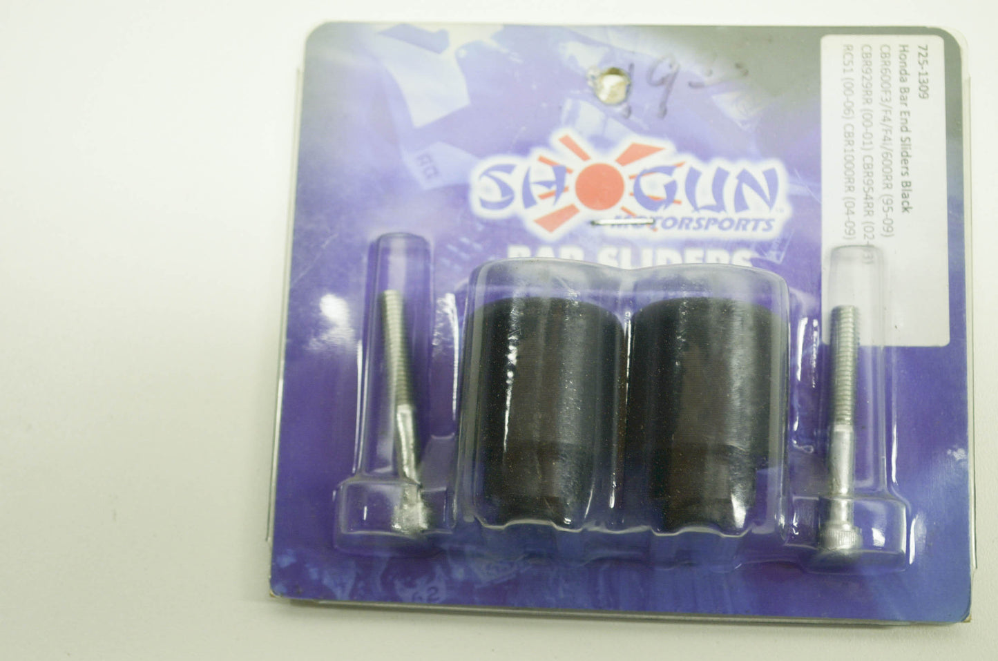 NEW Shogun Bar Sliders Black Honda NOS