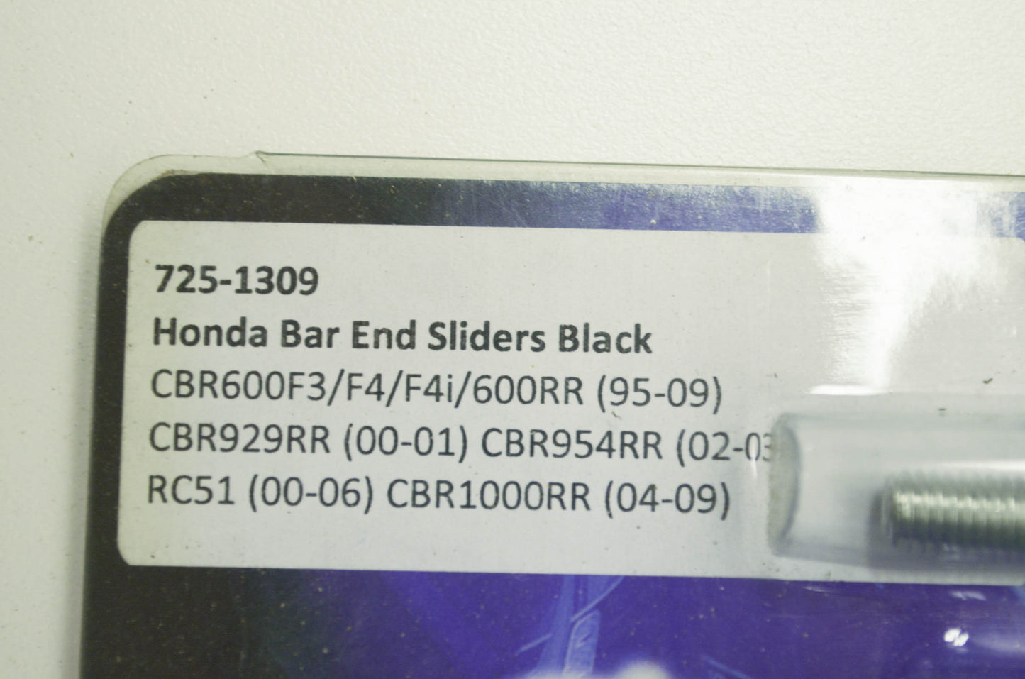 NEW Shogun Bar Sliders Black Honda NOS