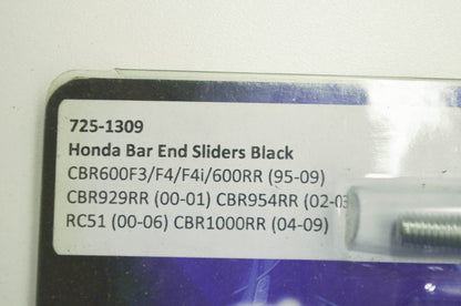 NEW Shogun Bar Sliders Black Honda NOS
