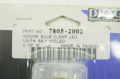 NEW Drag Specialties LED Wedge Bulb Clear NOS