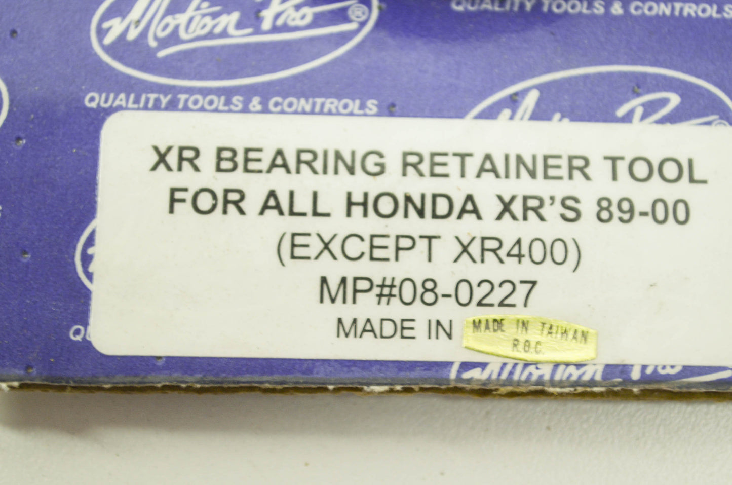 NEW Motion Pro XR Bearing Retainer Tool 89-00 Honda XR Models (NOT XR400) NOS