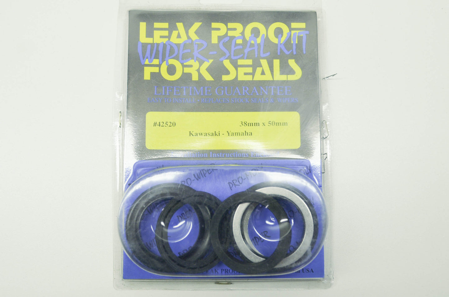 NEW Leak Proof Seal Fork Seals 38mm x 50mm Kawasaki Yamaha NOS