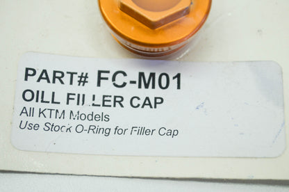 NEW Devol KTM Oil Filler Cap All KTM Models NOS