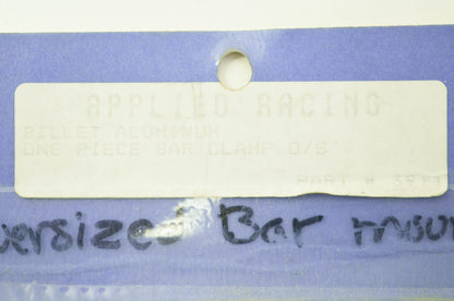 NEW Applied Racing Oversized Handle Bar Clamp NOS