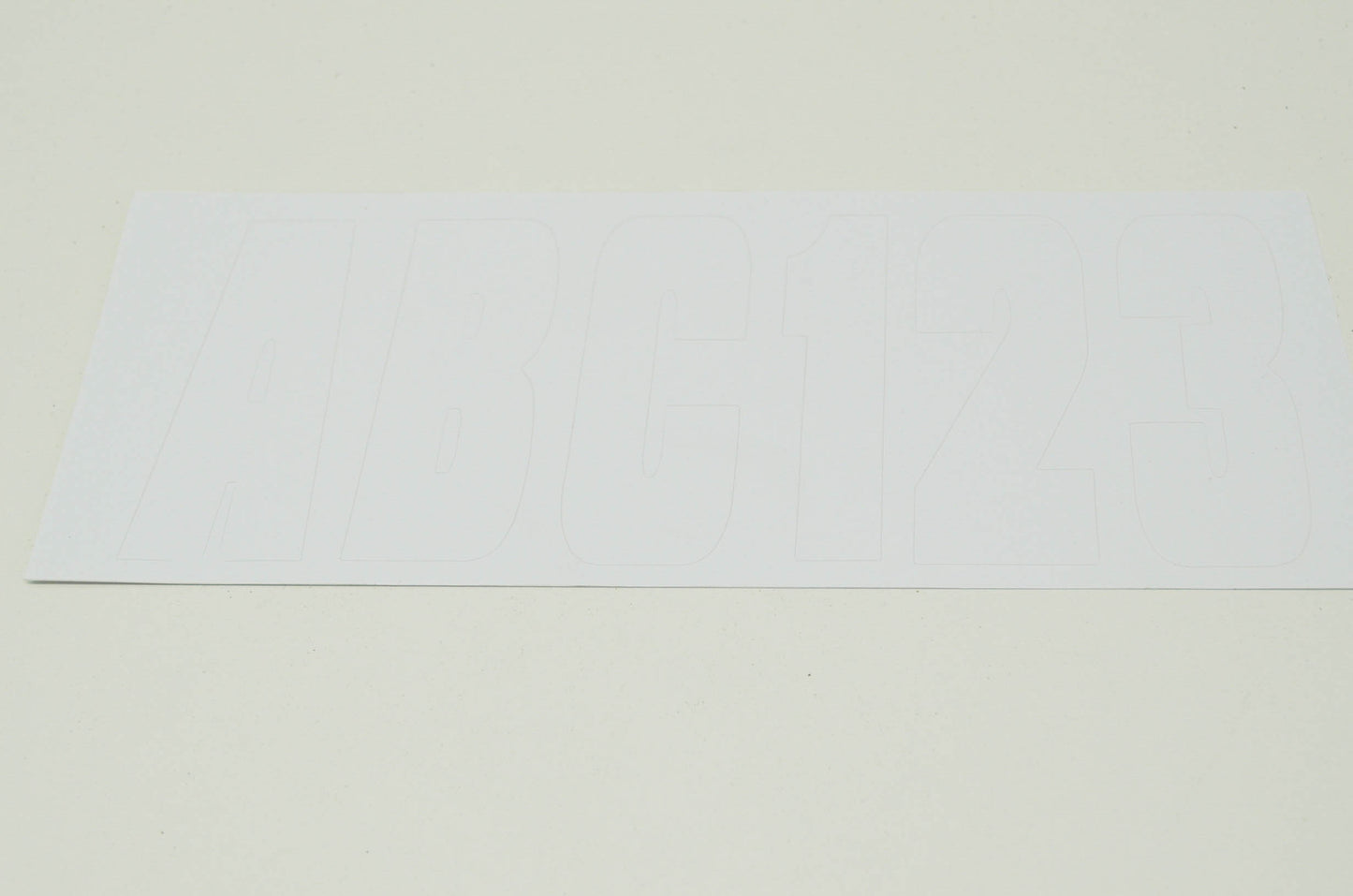 NEW Hardline Boat Number Kit White NOS