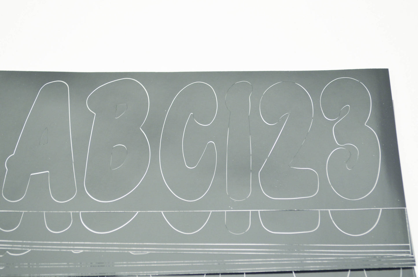 NEW Hardline Boat Number Kit Black NOS