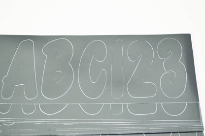 NEW Hardline Boat Number Kit Black NOS