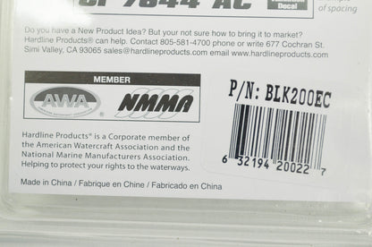 NEW Hardline Boat Number Kit Black NOS