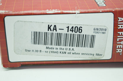NEW K&N Air Filter Kawasaki 08-09 ZG1400A ZG1400 ZG14 Concours NOS
