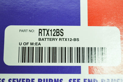 NEW Parts Unlimited Battery 94-95 Suzuki DR650ES NOS