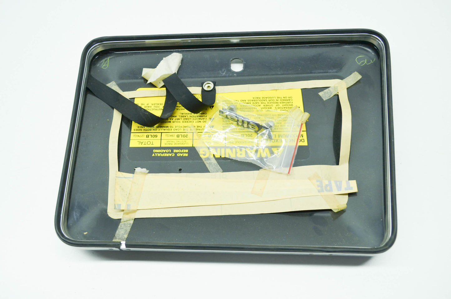 Left Side Saddle Bag Cover Black NOS