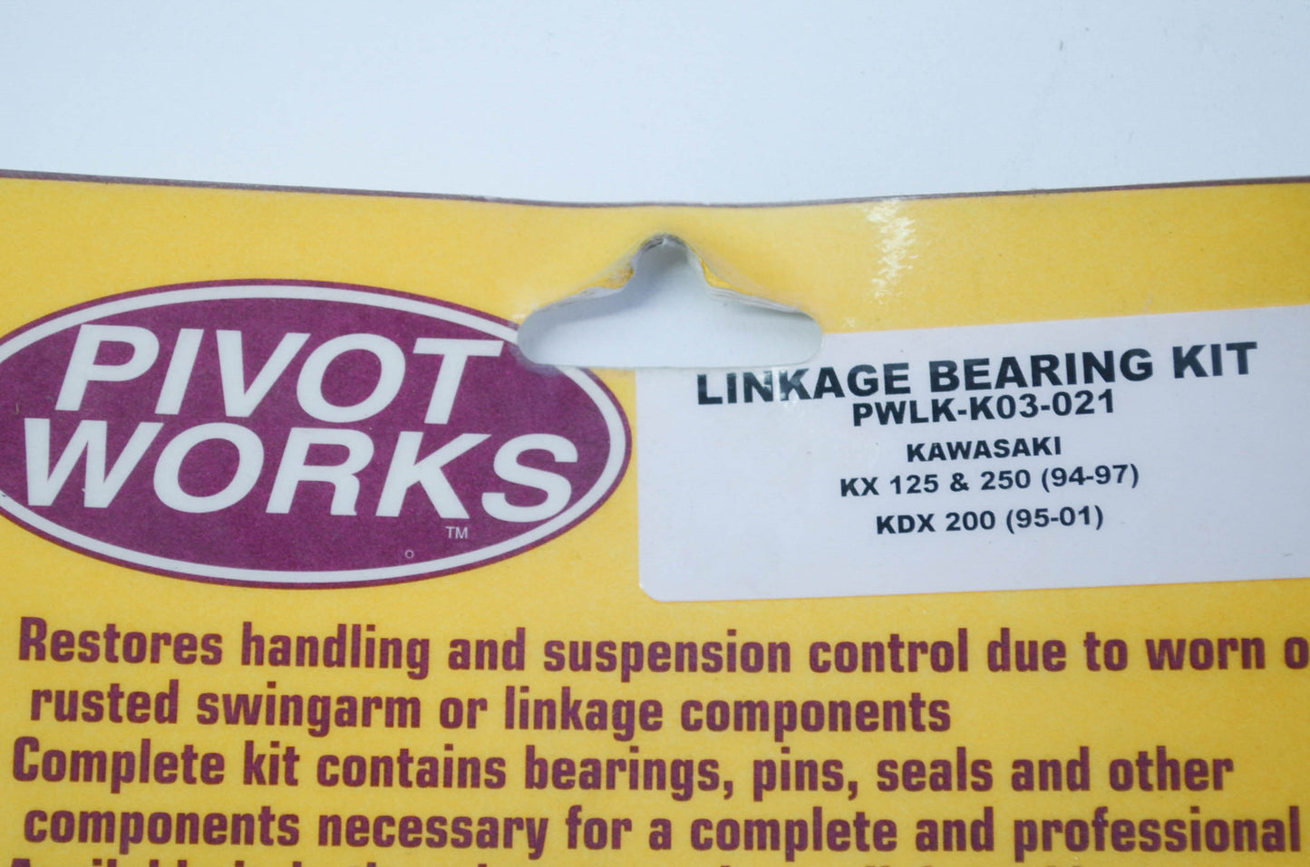 NEW Pivot Works Linkage Bearing Kit Kawasaki 94-97 KX125 KX250 NOS