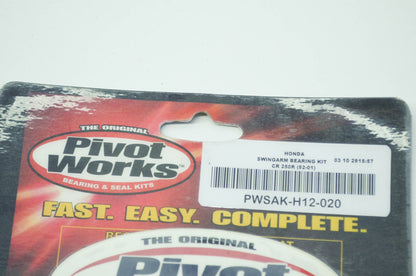 NEW Pivot Works Swing Arm Bearing Kit 92-01 Honda CR250R NOS