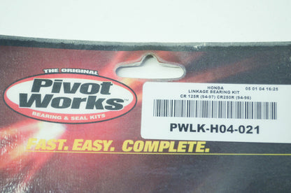 NEW Pivot Works Linkage Bearing Kit 94-96 Honda CR125 CR250 NOS