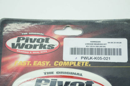 NEW Pivot Works Linkage Bearing Kit 99-04 Kawasaki KX125 KX250 NOS