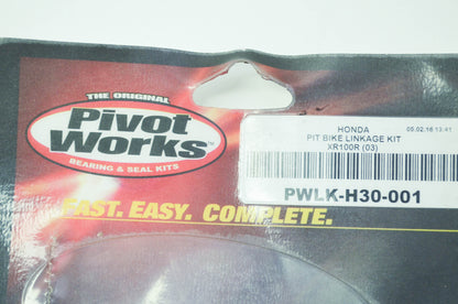 NEW Pivot Works Linkage Bearing Kit 2003 Honda XR100R NOS