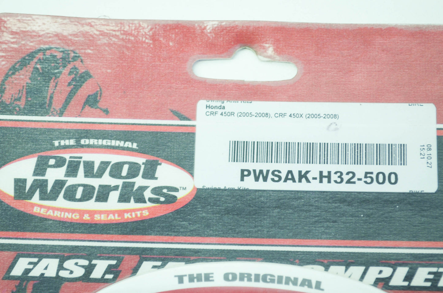 NEW Pivot Works Swing Arm Bearing Kit 05-08 Honda CRF450R CRF450X NOS