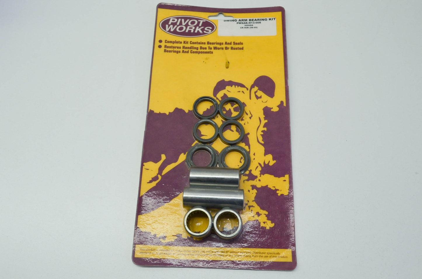 NEW Pivot Works Swing Arm Bearing Kit 98-99 Honda CR80R NOS