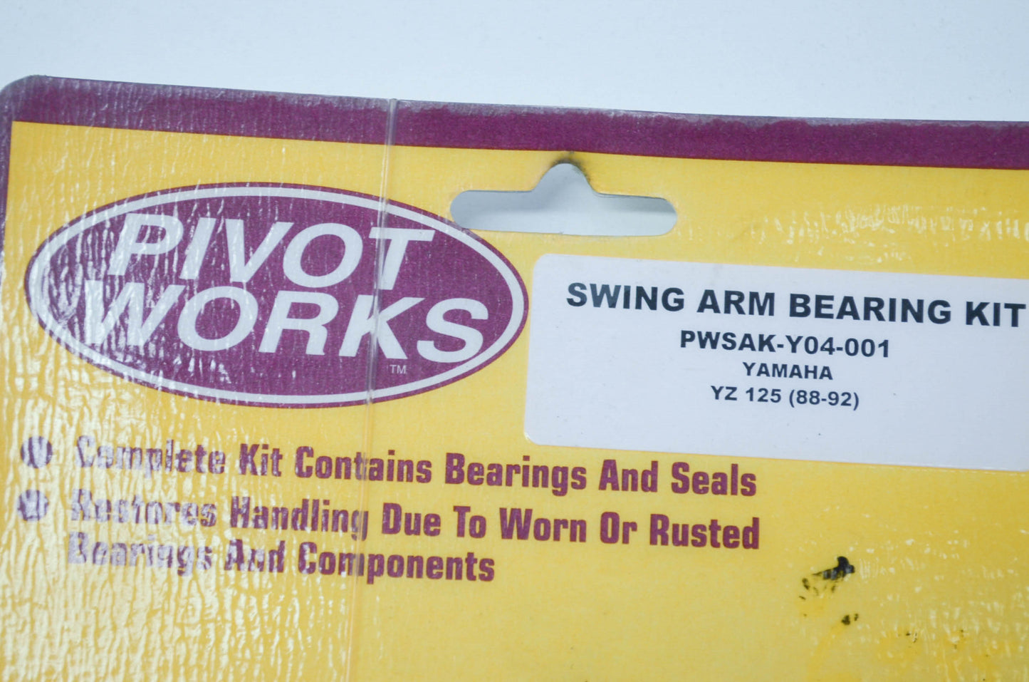 NEW Pivot Works Swing Arm Bearing Kit 88-92 Yamaha YZ125 NOS