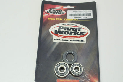 NEW Pivot Works Front Wheel Bearing Kit 03-04 KLX110 DRZ110 Suzuki Kawasaki NOS