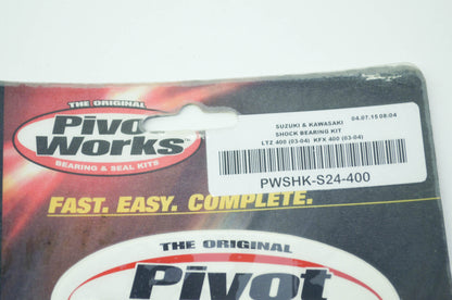 NEW Pivot Works Shock Bearing Kit 03-04 LTZ400 KFX400 Suzuki Kawasaki NOS