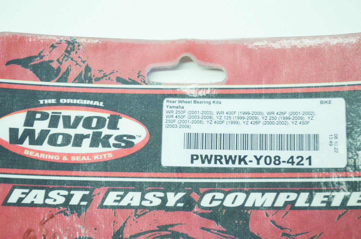 NEW Pivot Works Rear Wheel Bearing Kit Yamaha WR YZ 250F 426F 400F 450F NOS