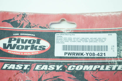 NEW Pivot Works Rear Wheel Bearing Kit Yamaha WR YZ 250F 426F 400F 450F NOS