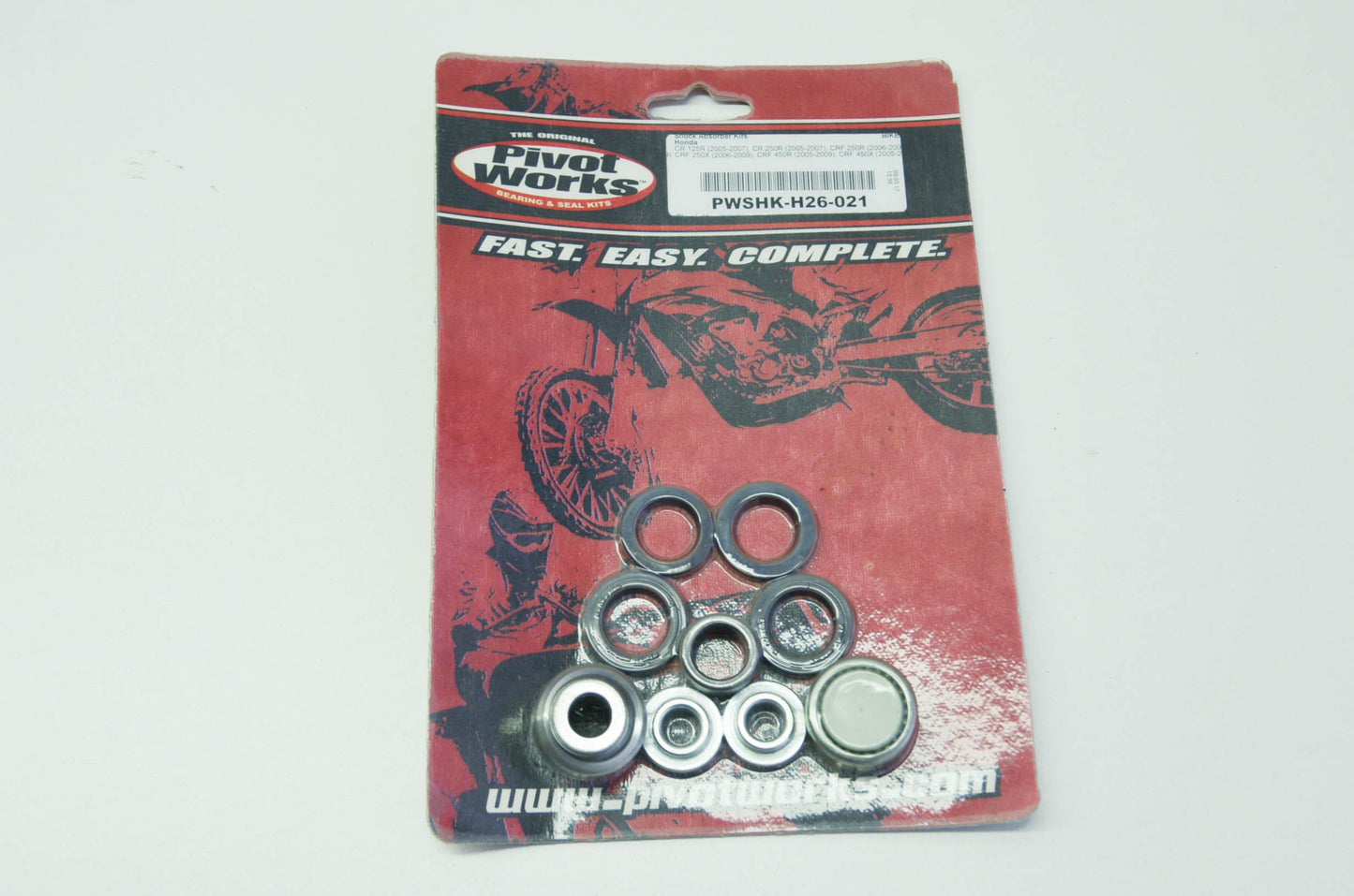 NEW Pivot Works Shock Bearing Kit Honda CR CRF 125R 250R 450X 250X NOS