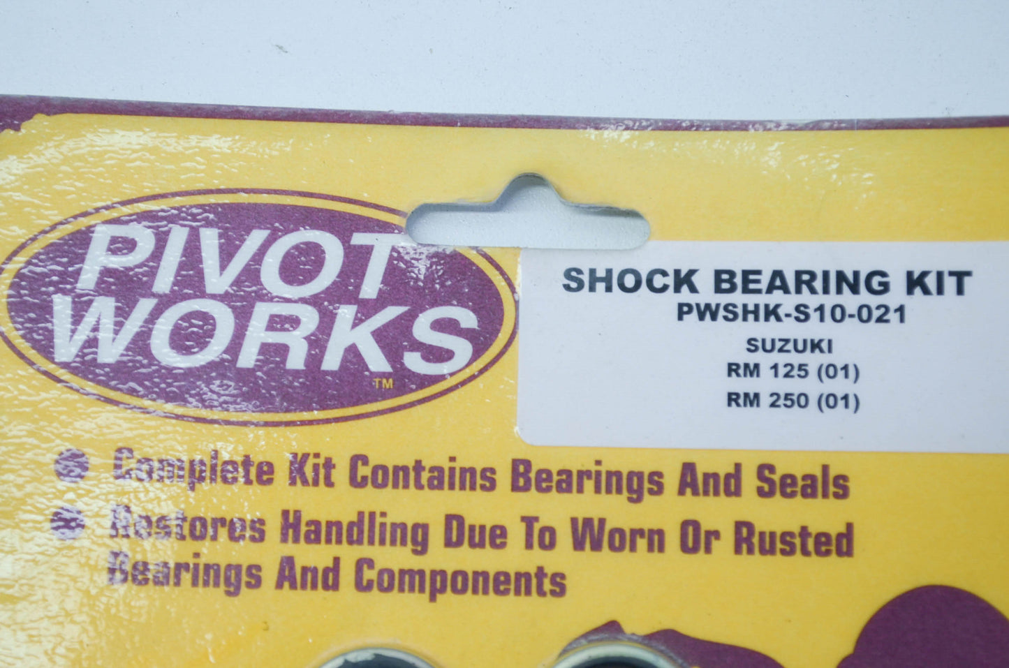 NEW Pivot Works Shock Bearing Kit 2001 Suzuki RM125 RM250 NOS