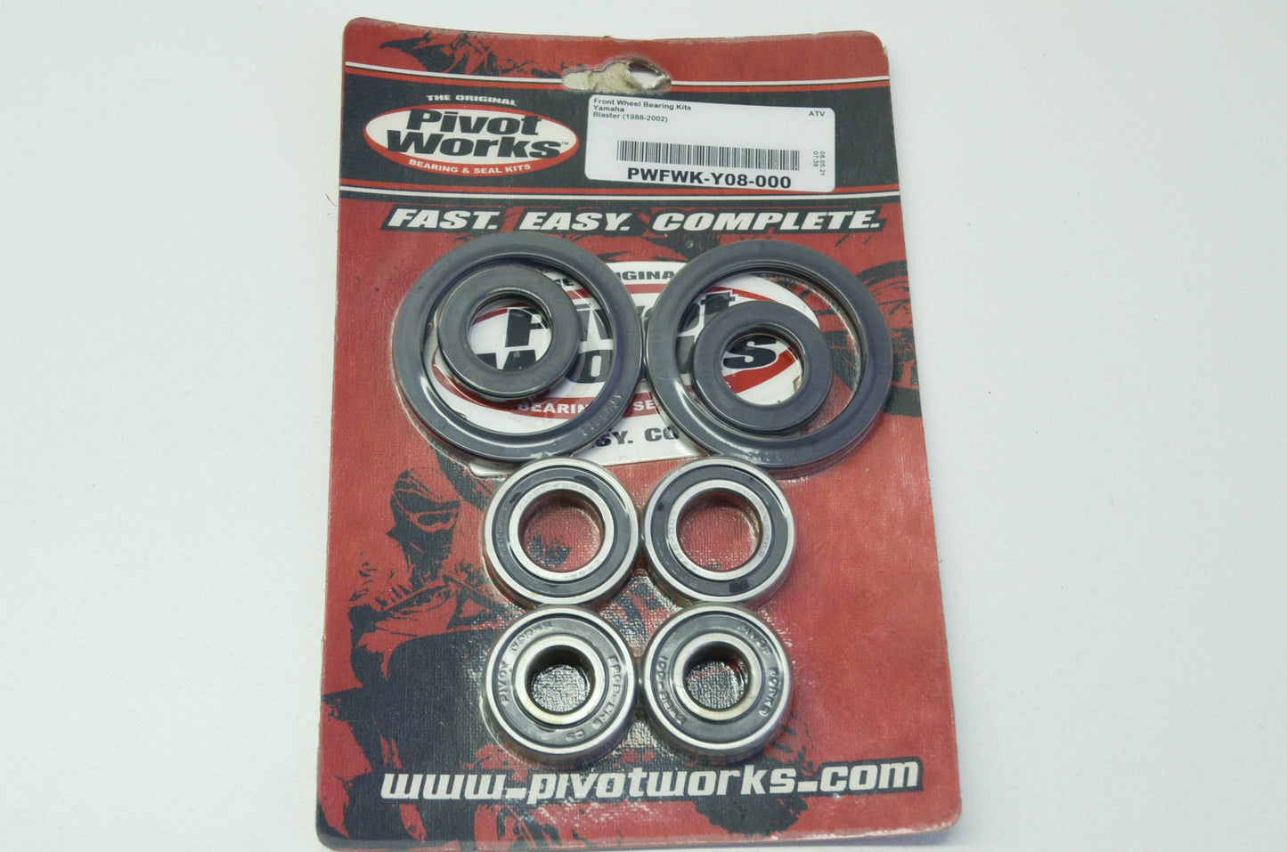 NEW Pivot Works Front Wheel Bearing Kit 88-02 Yamaha Blaster NOS