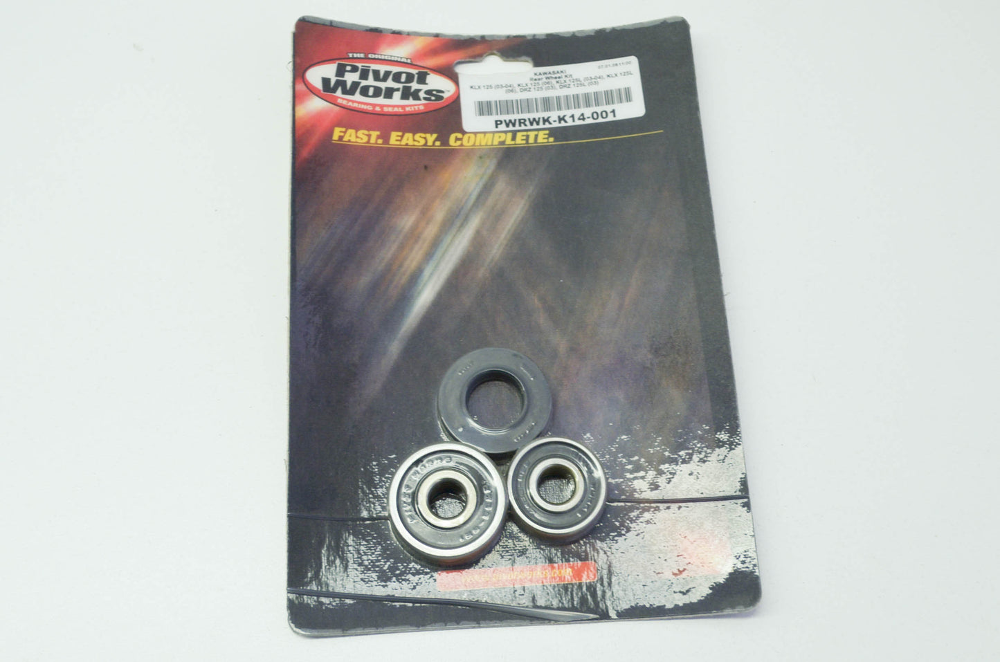 NEW Pivot Works Rear Wheel Bearing Kit Kawasaki KLX 125 125L NOS