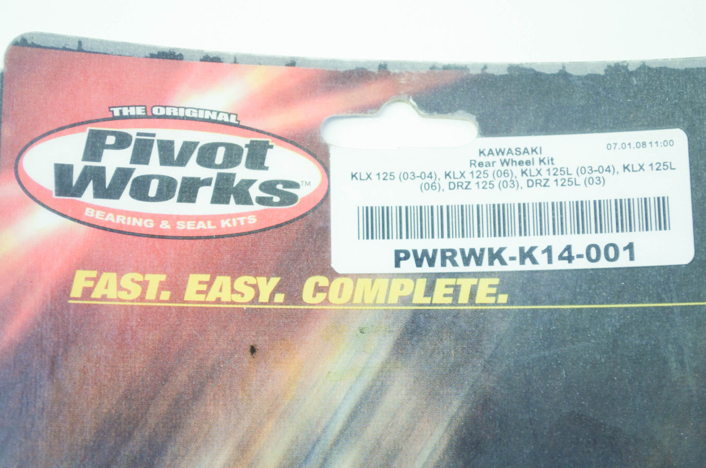 NEW Pivot Works Rear Wheel Bearing Kit Kawasaki KLX 125 125L NOS