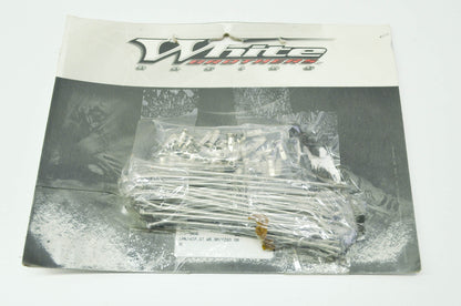 NEW White Brothers Wheel Spokes Kit Suzuki Yamaha RM80 YZ80 NOS